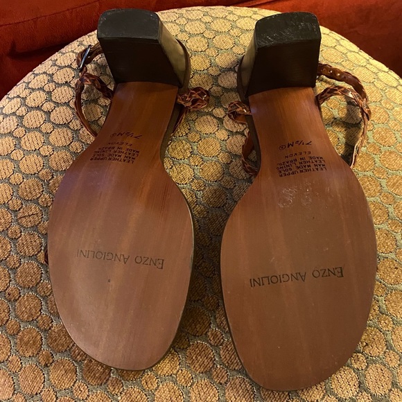 Enzo Angiolini tortoise Deco Sandal Size 7.5 - Picture 3 of 4